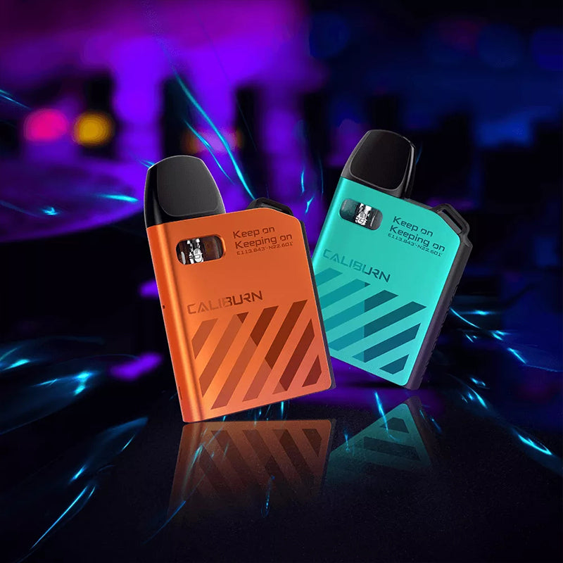 Original Uwell Caliburn AK2 Pod Kit 520mAh 15W 2mL Caliburn A2 Cartridge UN2 Meshed-H 0.9ohm Vaporizer Electronic Cigarette Vape