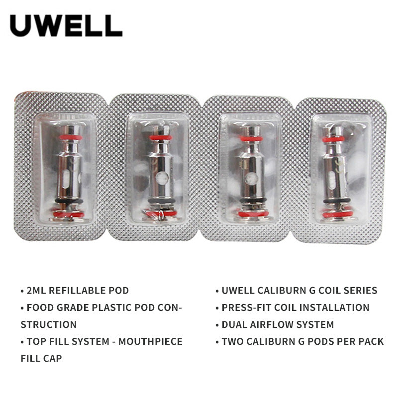 Uwell Caliburn G Replacement Coil 0.8ohm/1.0ohm Mesh H Coil Vape Accessories for Caliburn G / KOKO Prime Pod Kit