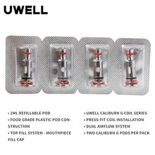 Load image into Gallery viewer, Uwell Caliburn G Replacement Coil 0.8ohm/1.0ohm Mesh H Coil Vape Accessories for Caliburn G / KOKO Prime Pod Kit