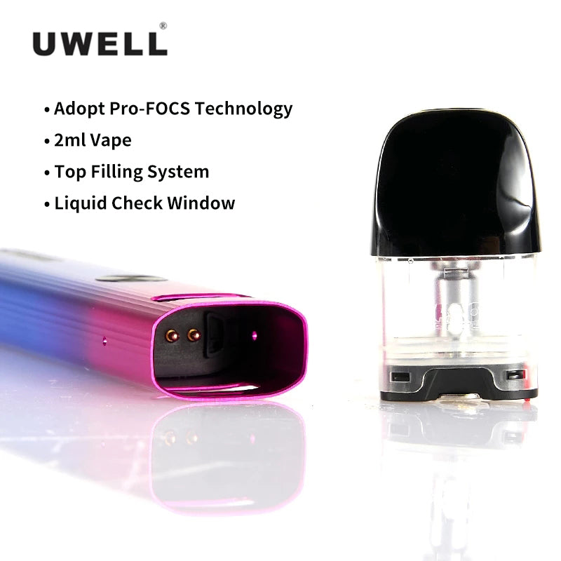 Original Uwell Caliburn G2 Kit 2ml Pod Cartridge 18W Vape 750mAh Fit Caliburn G UN2 Meshed-H Coil Electronic Cigarette Vaporizer